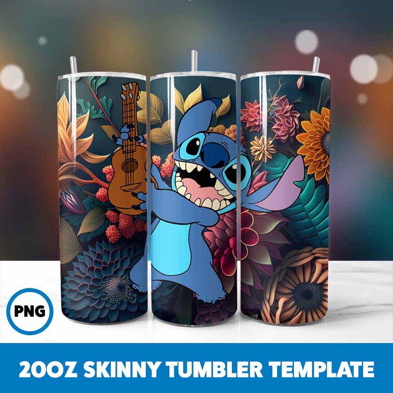 Stitch Movie Character 20oz
  Tumbler 0 Sublimation PNG