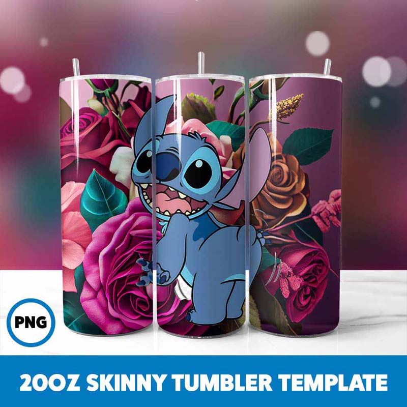 Stitch Movie Character 20oz
  Tumbler Wrap