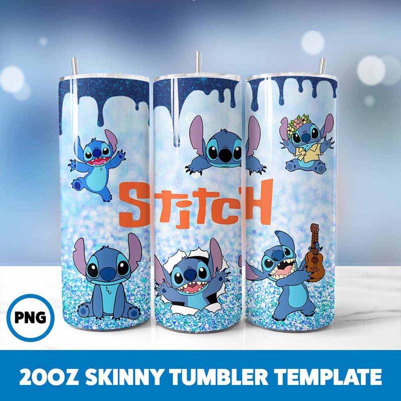 Stitch Movie Character 20oz
  Tumbler Wrap