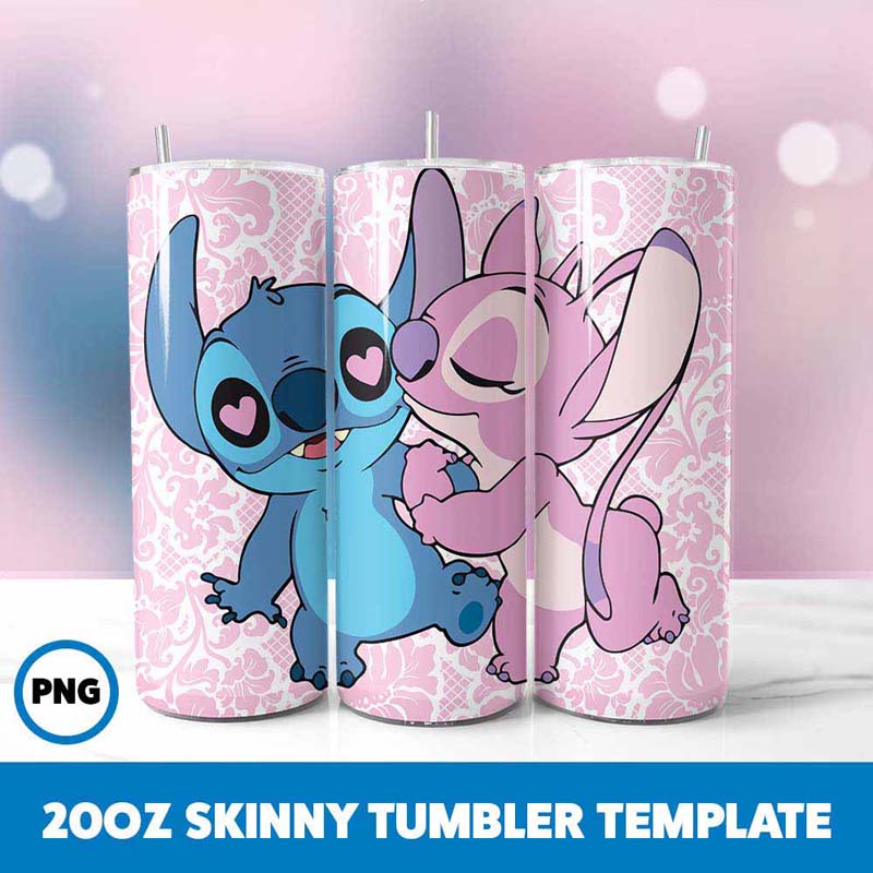 Stitch Movie Character 20oz
  Tumbler Wrap