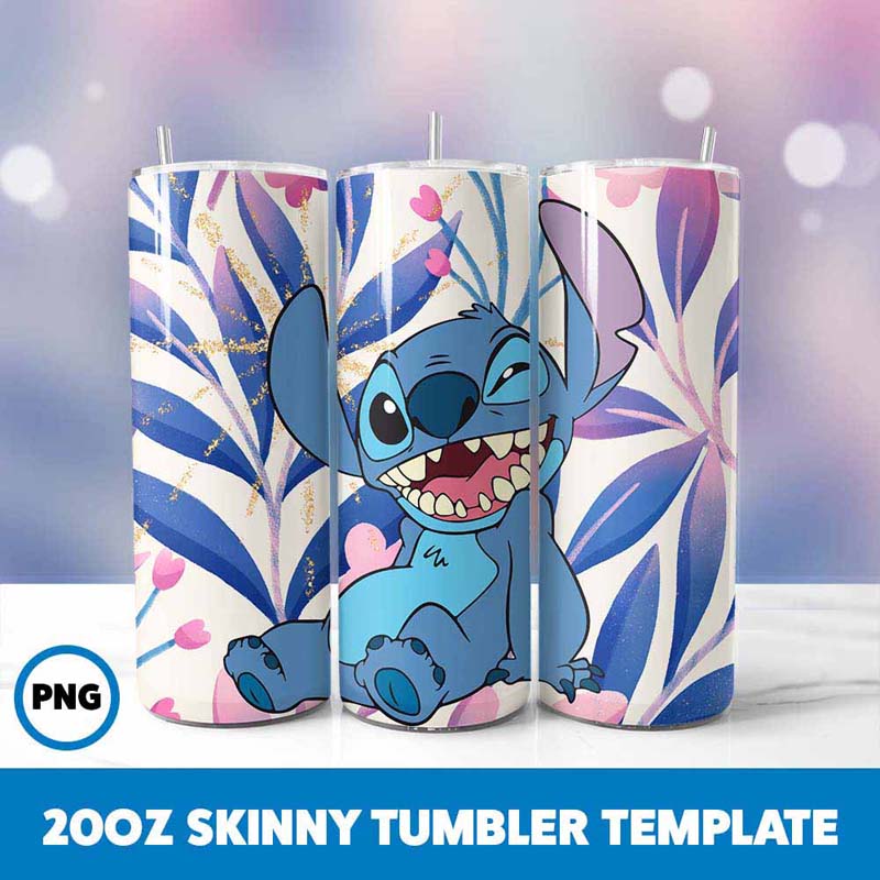 Stitch Movie Character 20oz
  Tumbler Wrap