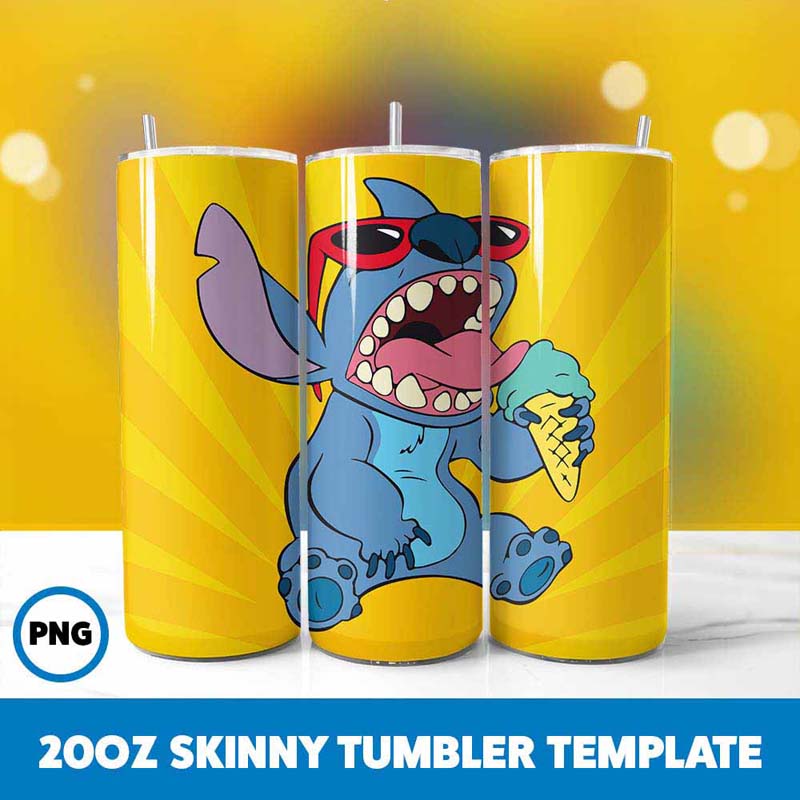 Stitch Movie Character 20oz
  Tumbler Wrap