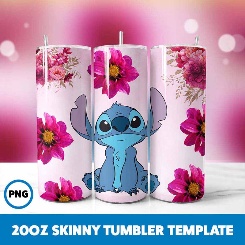 Stitch Movie Character 20oz
  Tumbler Wrap