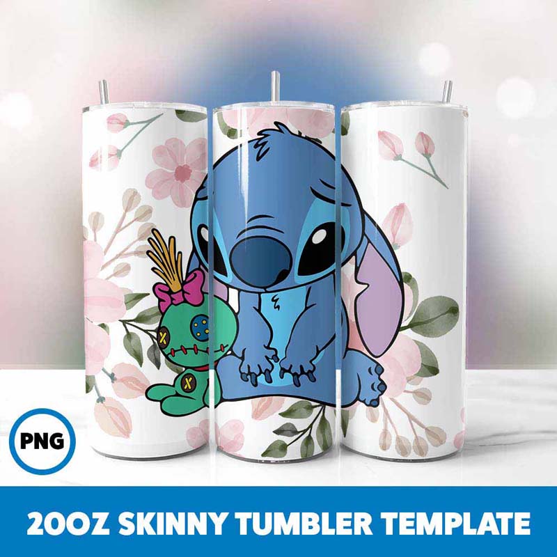 Stitch Movie Character 20oz
  Tumbler Wrap