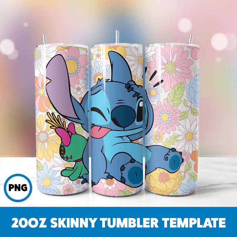 Stitch Movie Character 20oz
  Tumbler Wrap