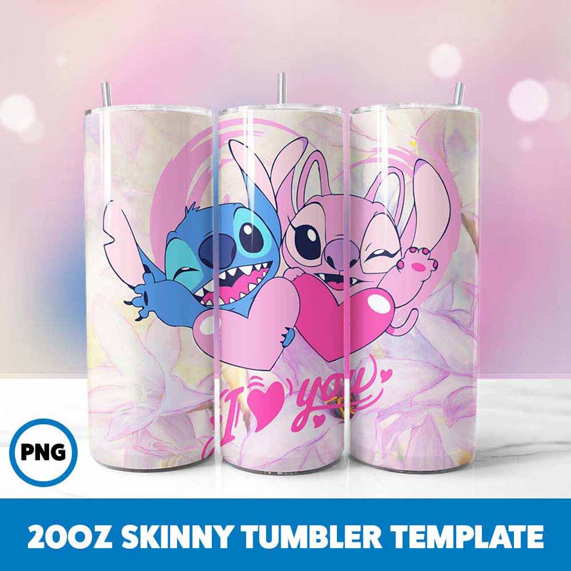 Stitch Movie Character 20oz
  Tumbler Wrap