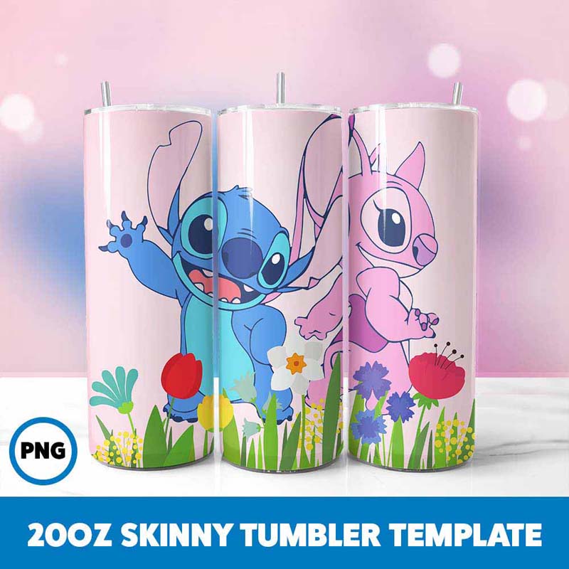 Stitch Movie Character 20oz
  Tumbler Wrap