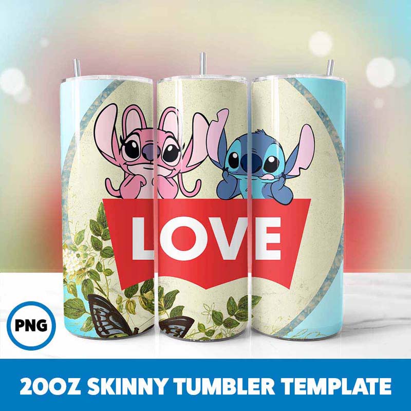 Stitch Movie Character 20oz
  Tumbler Wrap