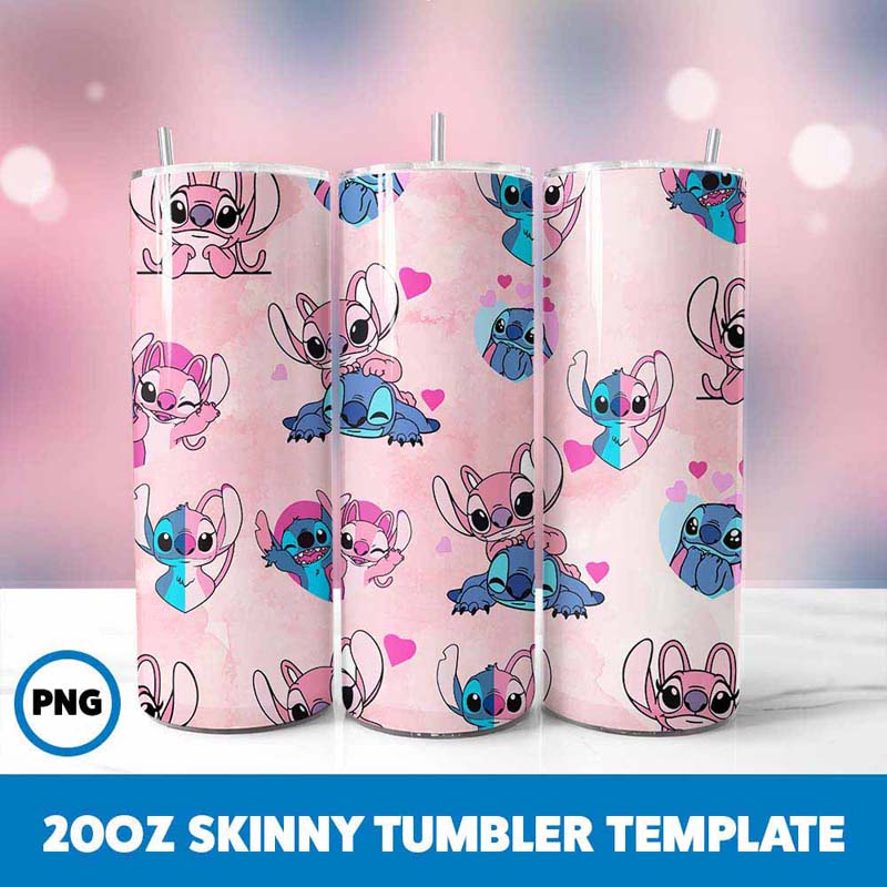 Stitch Movie Character 20oz
  Tumbler Wrap