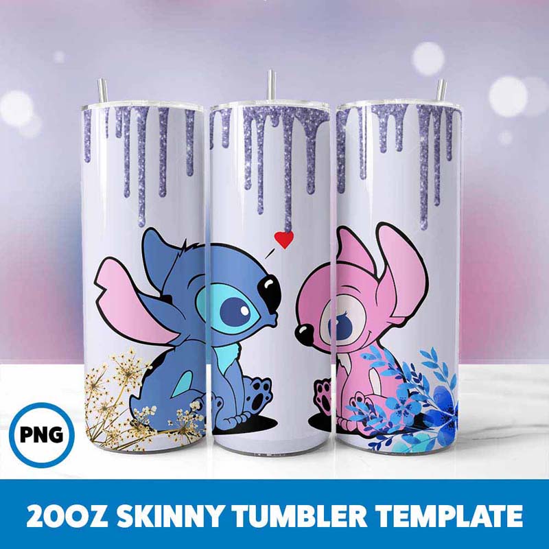 Stitch Movie Character 20oz
  Tumbler Wrap