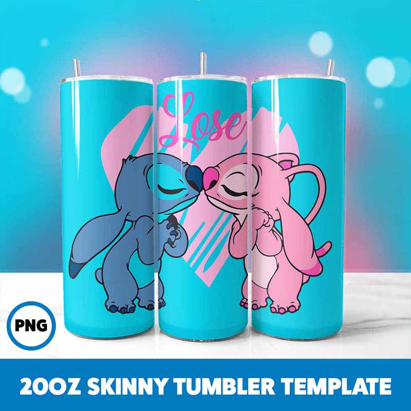 Stitch Movie Character 20oz
  Tumbler Wrap