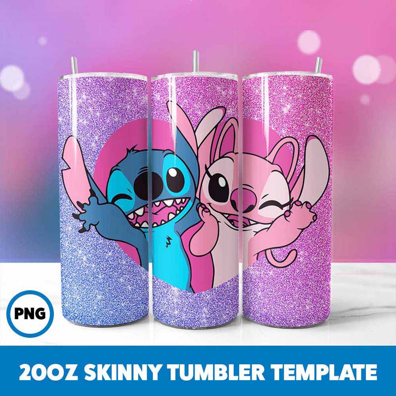 Stitch Movie Character 20oz
  Tumbler Wrap