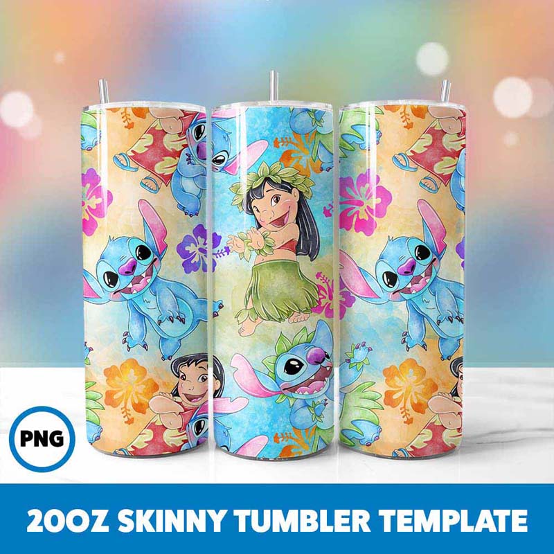 Stitch Movie Character 20oz
  Tumbler Wrap