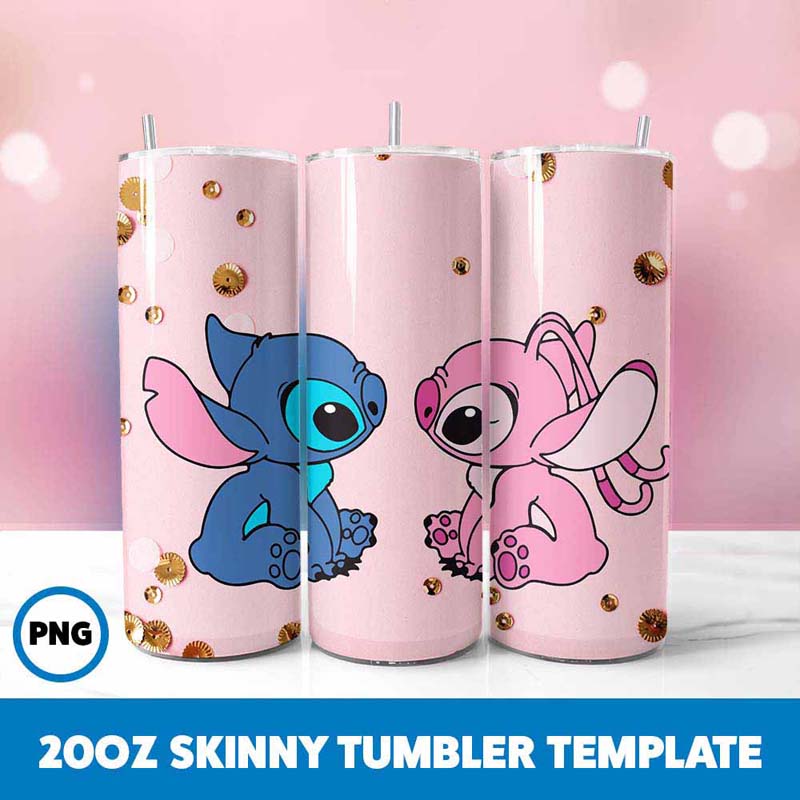 Stitch Movie Character 20oz
Tumbler Wrap