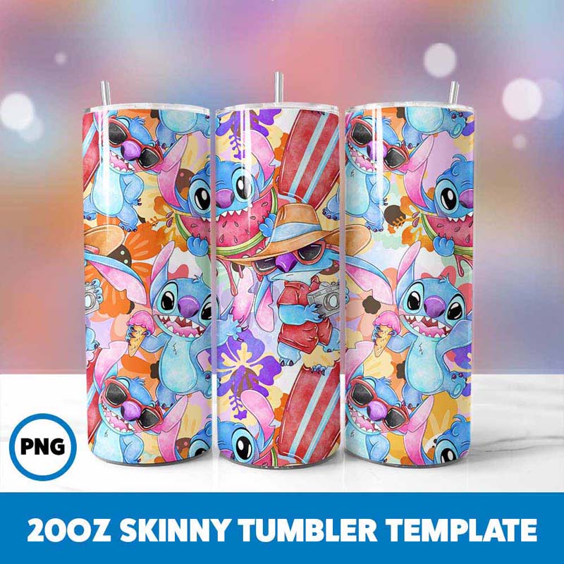 Stitch Movie Character 20oz
  Tumbler Wrap