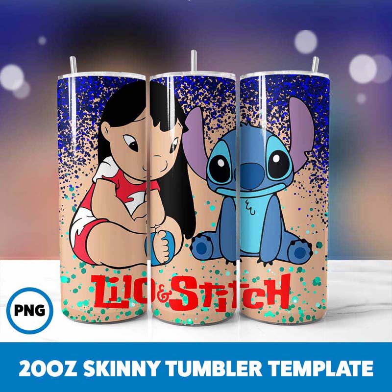 Stitch Movie Character 20oz
Tumbler Wrap