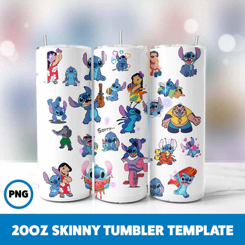 Stitch Movie Character 20oz
Tumbler Wrap