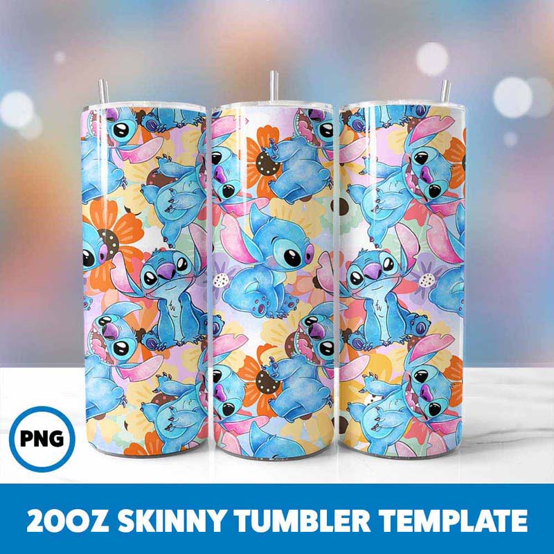 Stitch Movie Character 20oz
  Tumbler Wrap