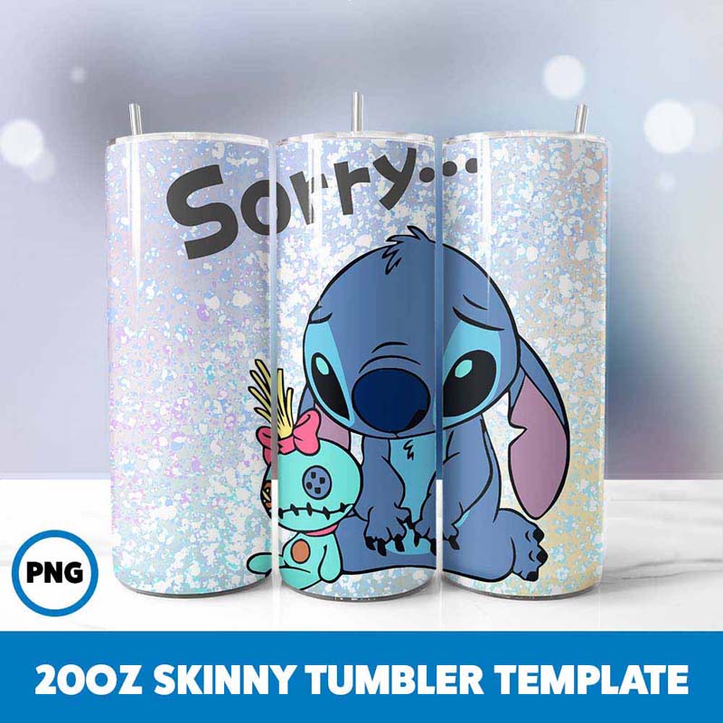 Stitch Movie Character 20oz
Tumbler Wrap