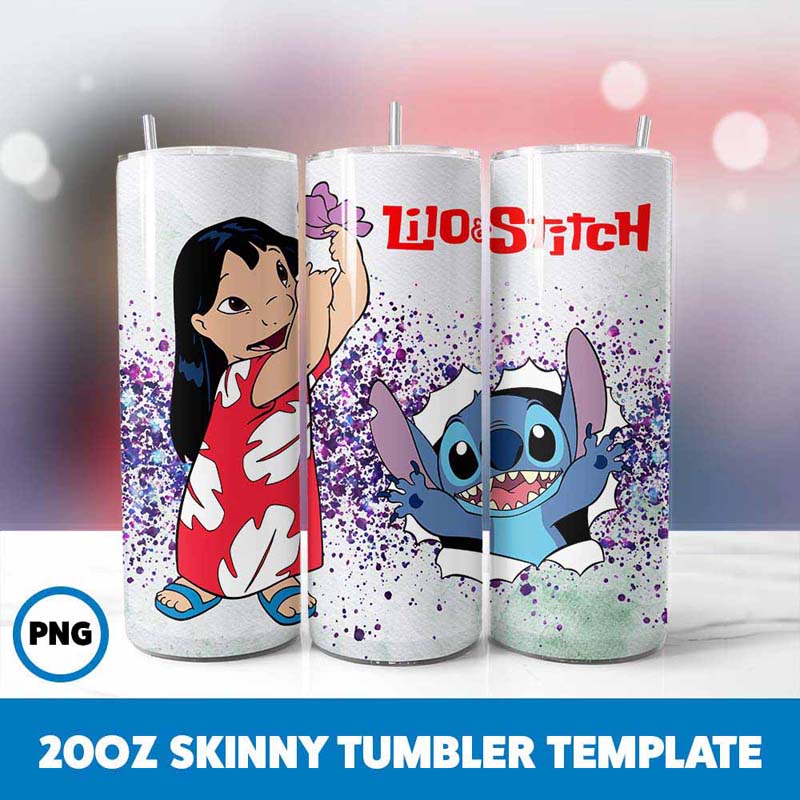 Stitch Movie Character 20oz
Tumbler Wrap