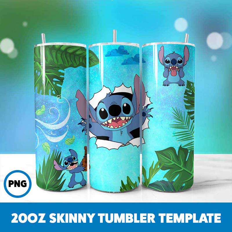 Stitch Movie Character 20oz
  Tumbler Wrap