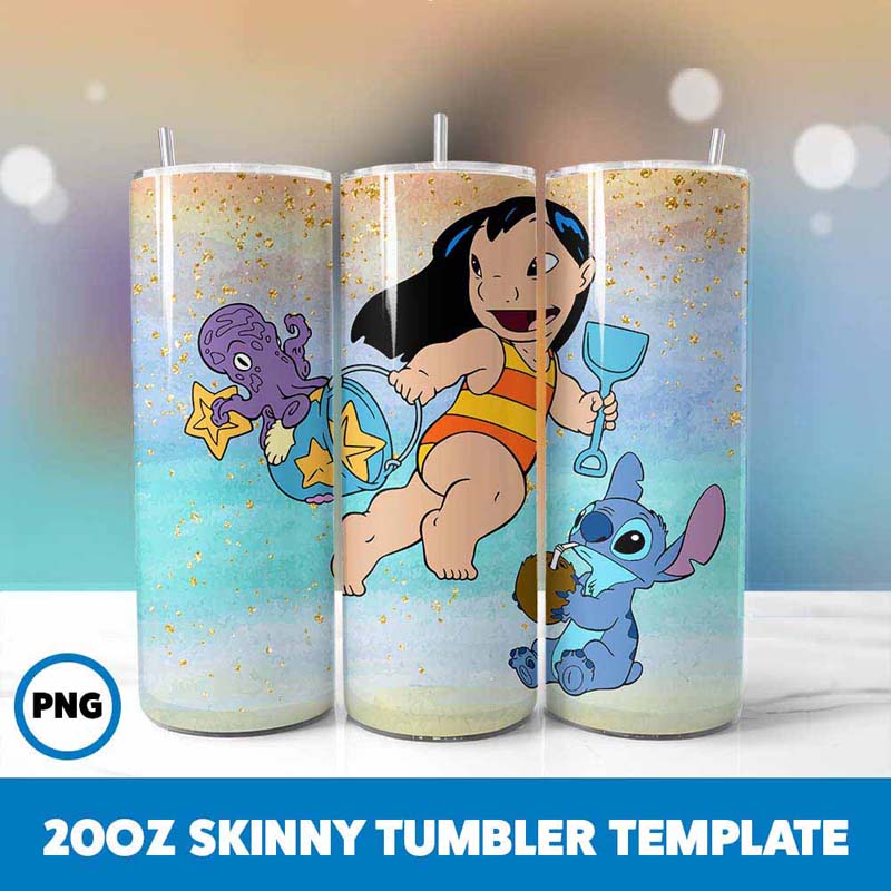 Stitch Movie Character 20oz
Tumbler Wrap