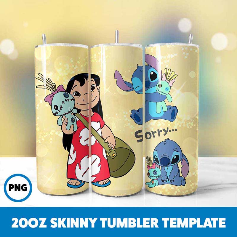 Stitch Movie Character 20oz
Tumbler Wrap