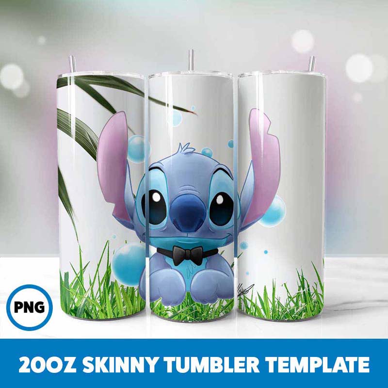 Stitch Movie Character 20oz
  Tumbler Wrap