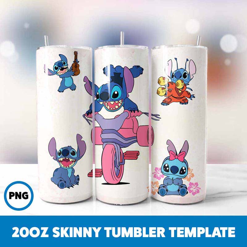 Stitch Movie Character 20oz
  Tumbler 0 Sublimation PNG