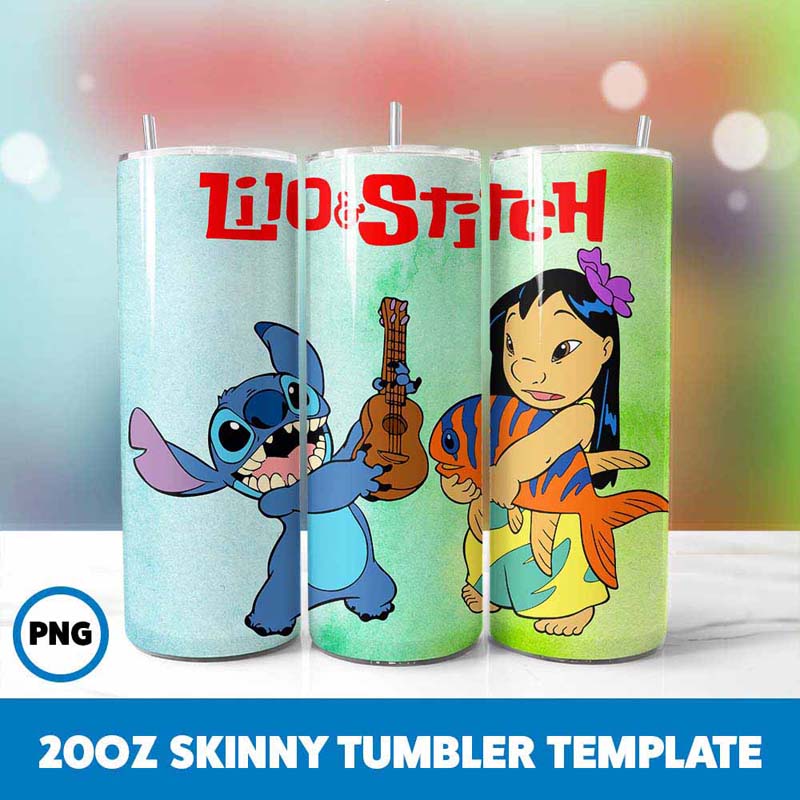 Stitch Movie Character 20oz
Tumbler Wrap