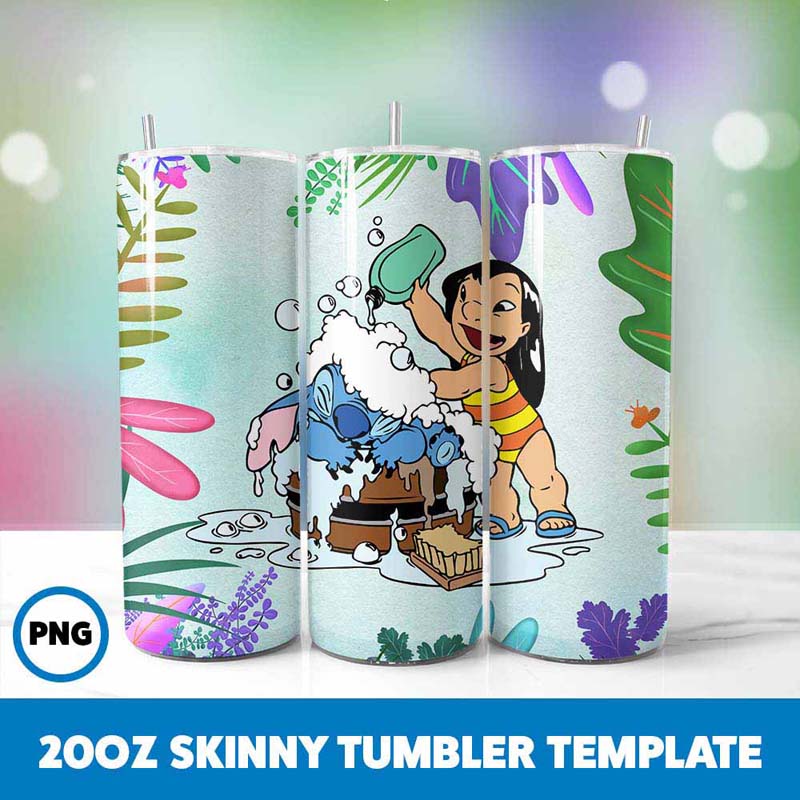 Stitch Movie Character 20oz
  Tumbler Wrap