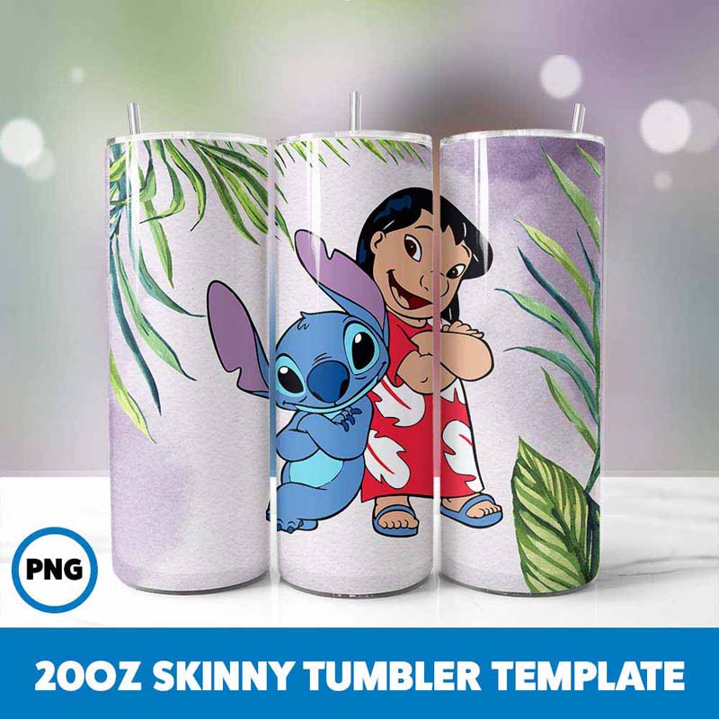 Stitch Movie Character 20oz
  Tumbler Wrap