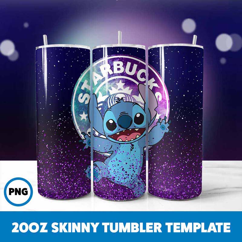 Stitch Movie Character 20oz
  Tumbler Wrap