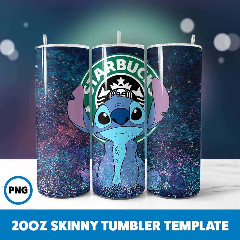 Stitch Movie Character 20oz
  Tumbler Wrap