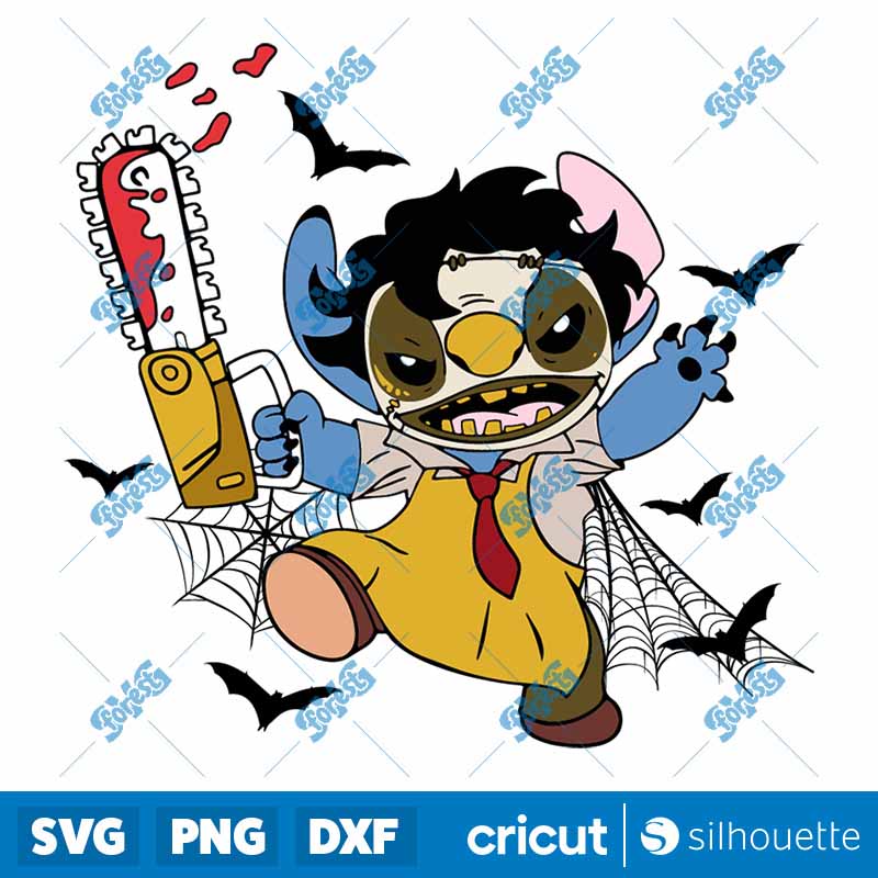 Stitch x Leatherface SVG