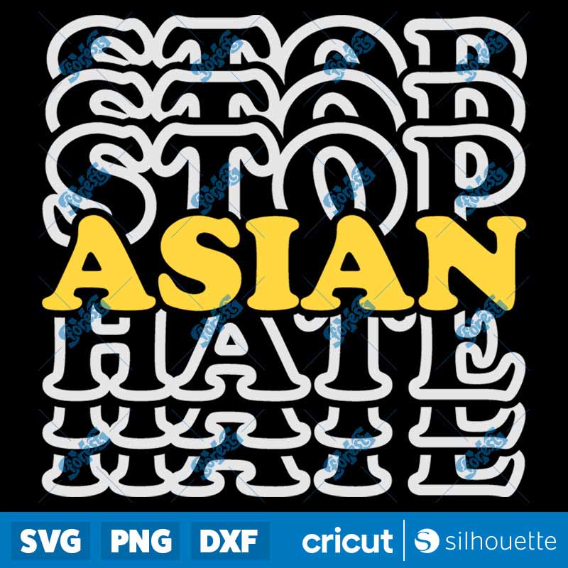 Stop Asian Hate SVG