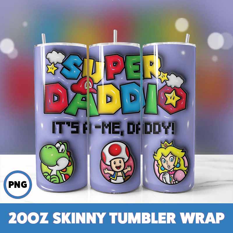 Super Mario Tumbler Wrap