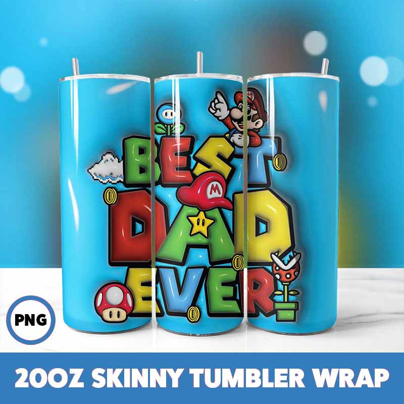 Super Mario Tumbler Wrap