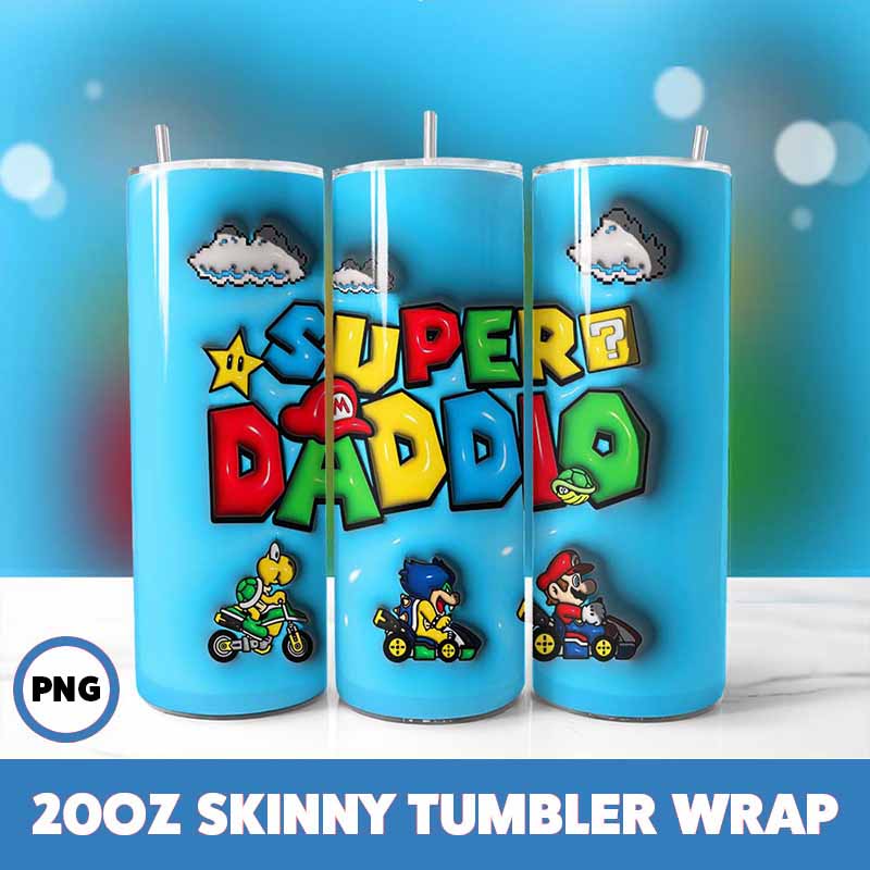 Super Mario Tumbler Wrap