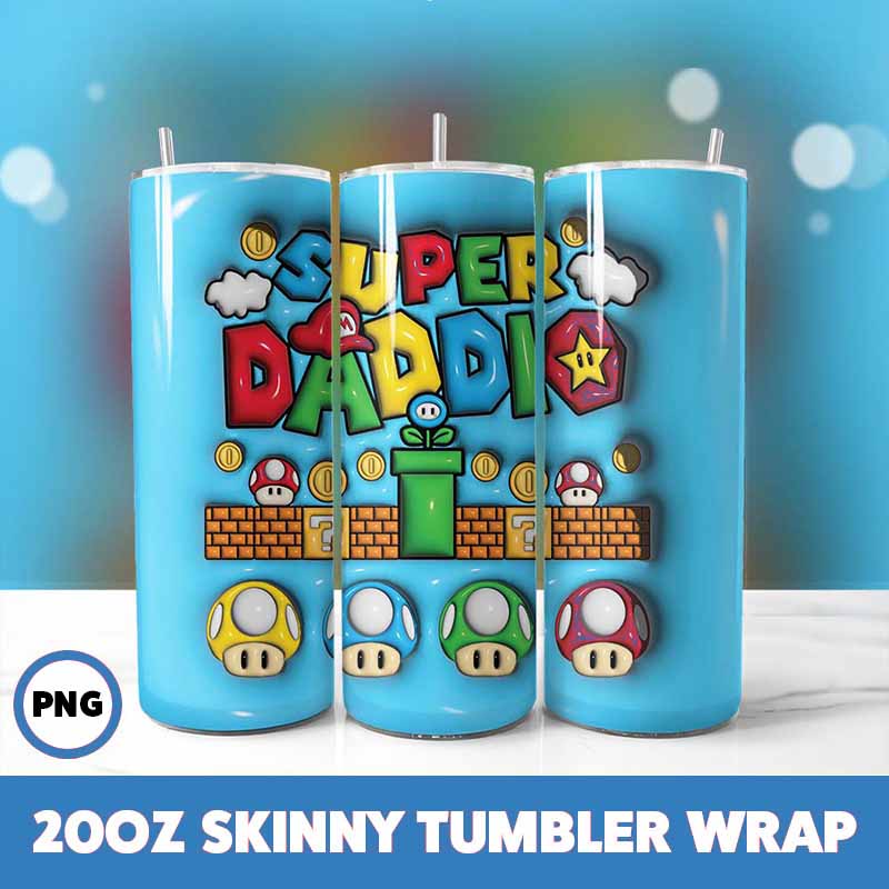 Super Mario Tumbler Wrap