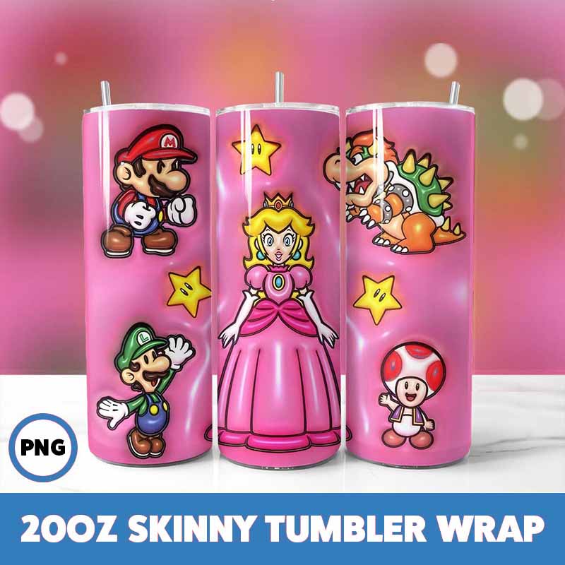 Super Mario Tumbler Wrap