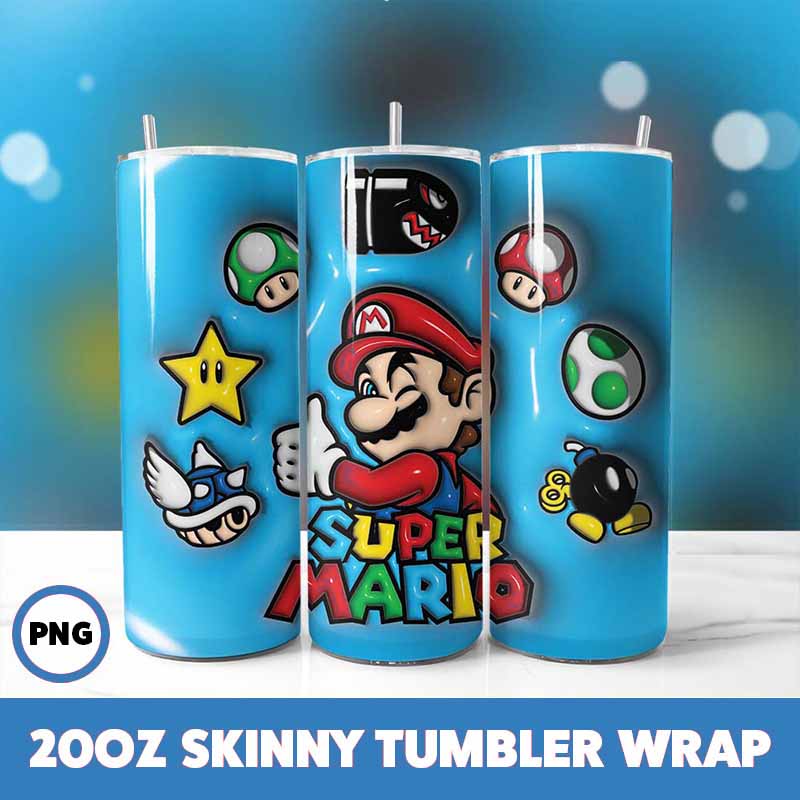 Super Mario Tumbler Wrap