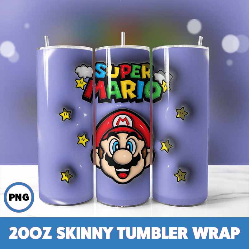 Super Mario Tumbler Wrap