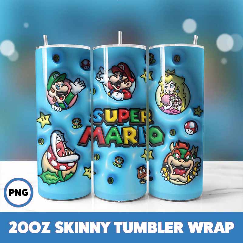 Super Mario Tumbler Wrap