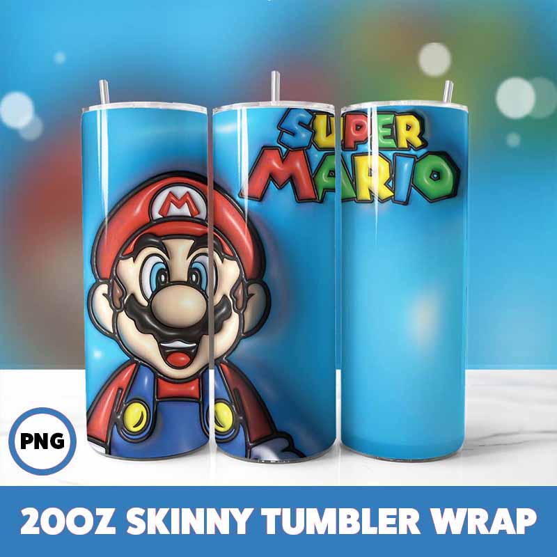 Super Mario Tumbler Wrap