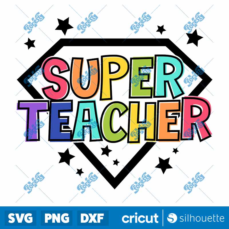 Super Teacher SVG