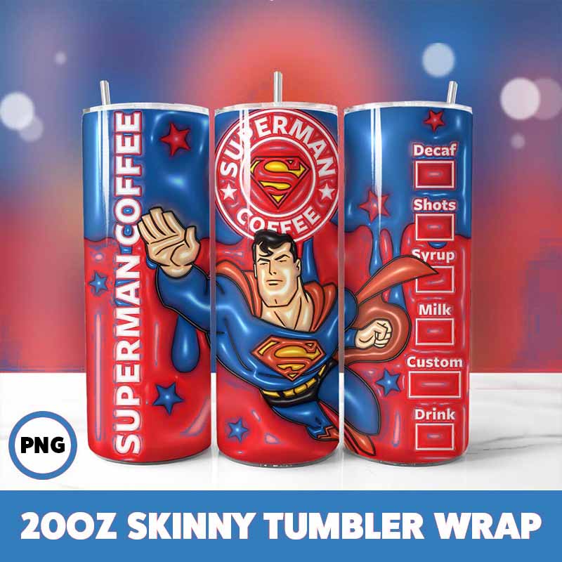 Superhero Tumbler Wrap