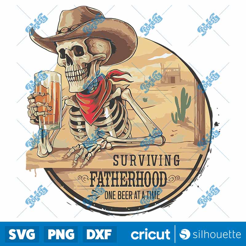 Surviving Fatherhood One Beer
  At A Time SVG