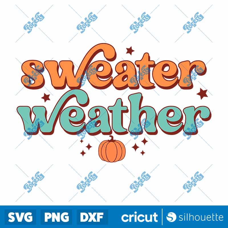 Sweater Weather Fall Pumpkin
  PNG