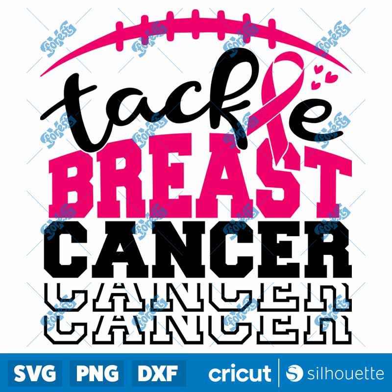 Tackle Breast Cancer SVG